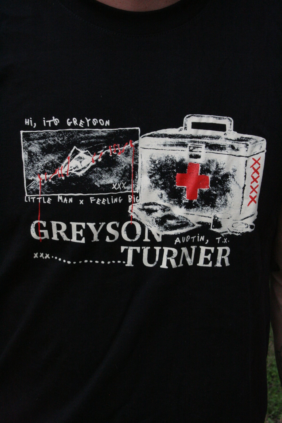 Greyson Turner 'Stitch Kit" Muscle Shirt (black)